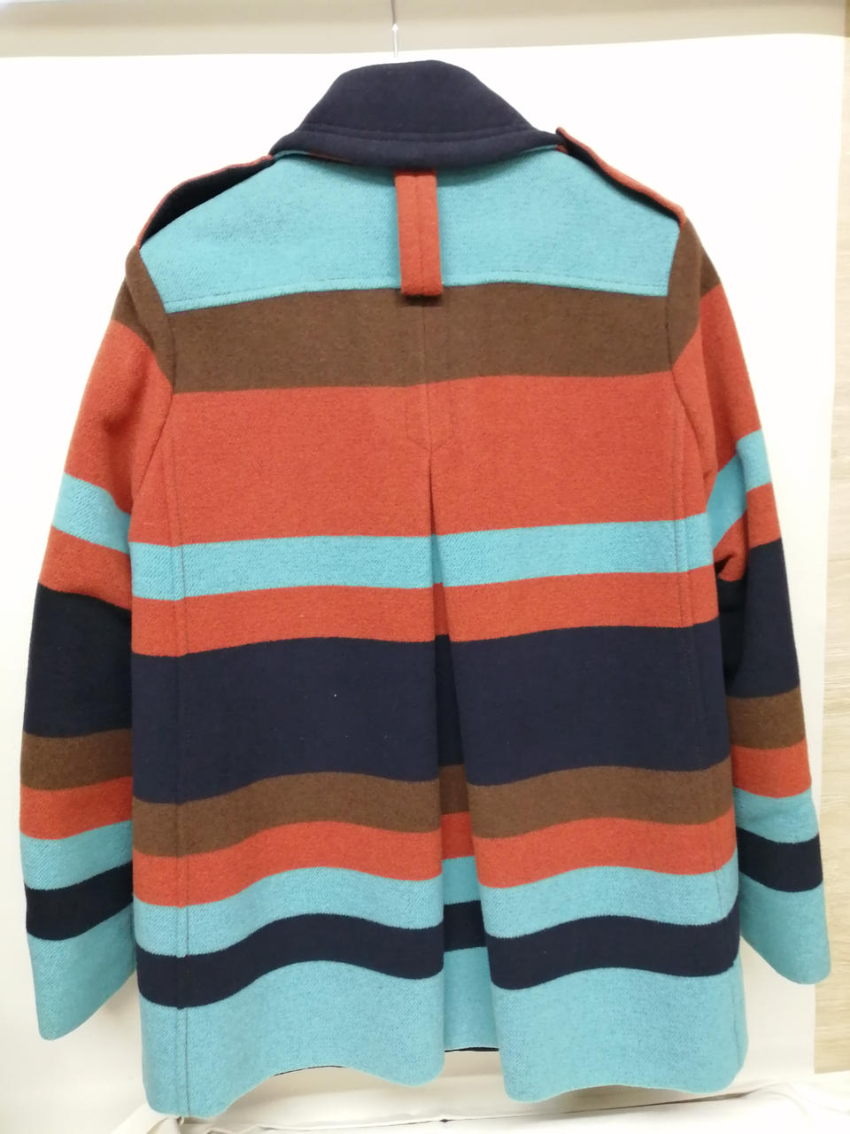 Chloe（クロエ）襟なしストライプウールジャケット未使用 シーバイクロエ(SEE BY CHLOE)|ボーダーウールジャケット