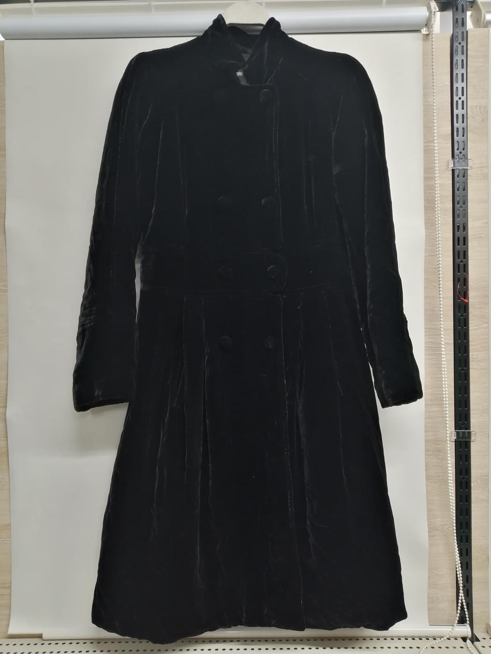 未使用タグ付【エンポリオアルマーニ】シルク シフォン ワンピース ベロア アルマーニ(EMPORIO ARMANI)|シルクブレンドベロアコート|HARDOFFオフ