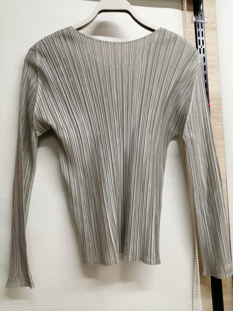 最終値下げ〜【希少柄 極美品】PLEATS PLEASE トップス　カットソー 極美品 PLEATS PLEASE 総柄 ブラウス ハイネック 長袖カットソー3