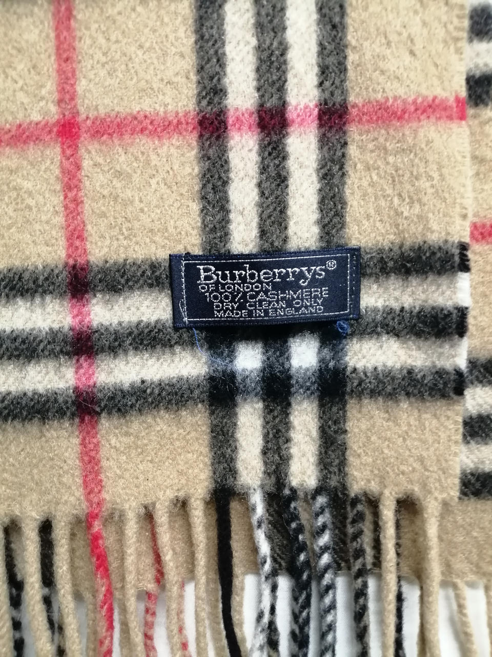 バーバリー(BURBERRYS)|ノバチェックカシミヤマフラー|【ハードオフ