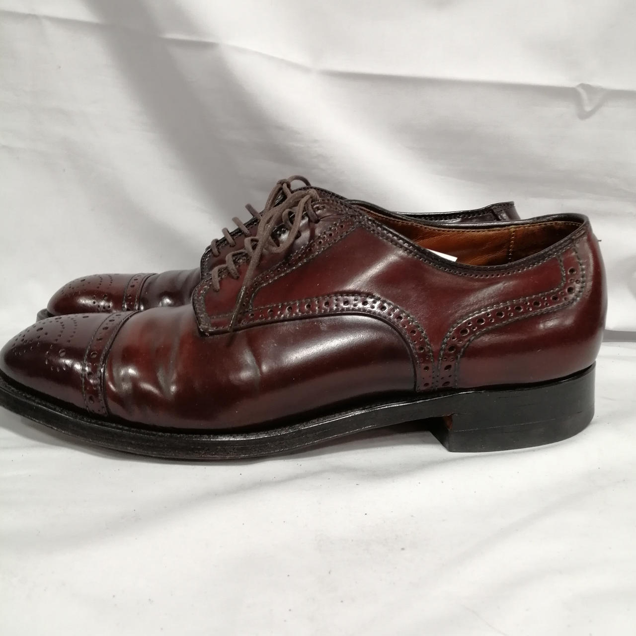Alden906★サイズ10.5D★カーフレザー★バーガンディ★ストレートチップ org.jpg