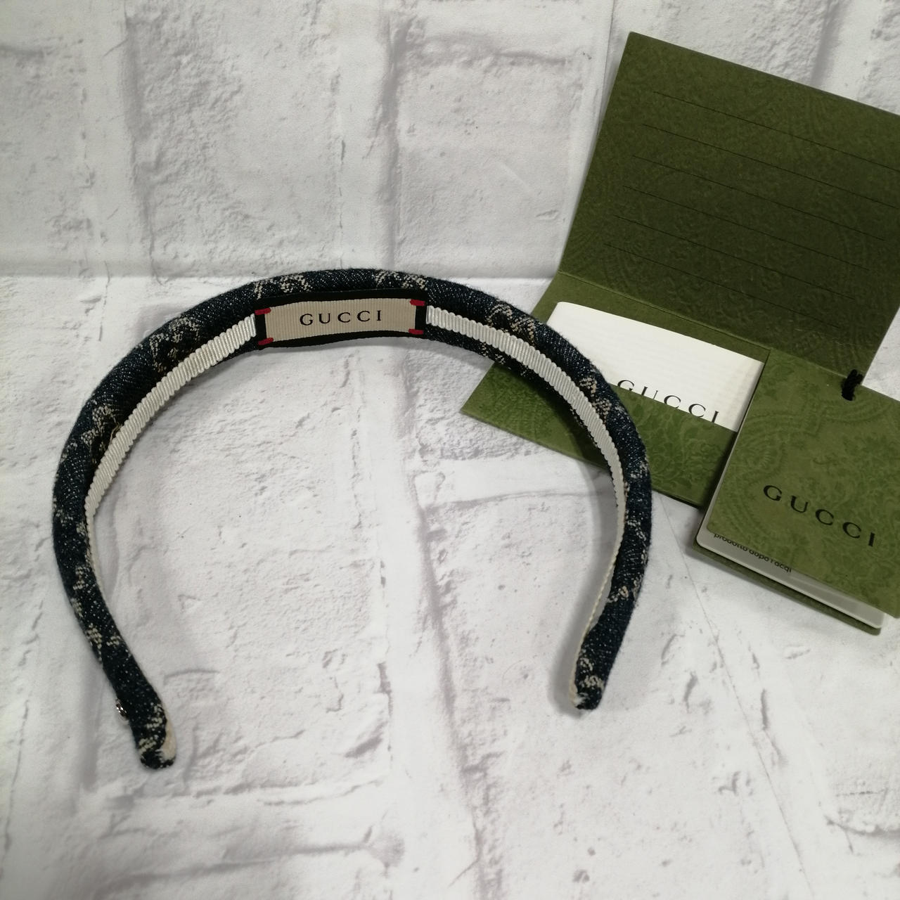 グッチ(GUCCI)|デニムロゴカチューシャ|HARDOFFオフモール（オフモ