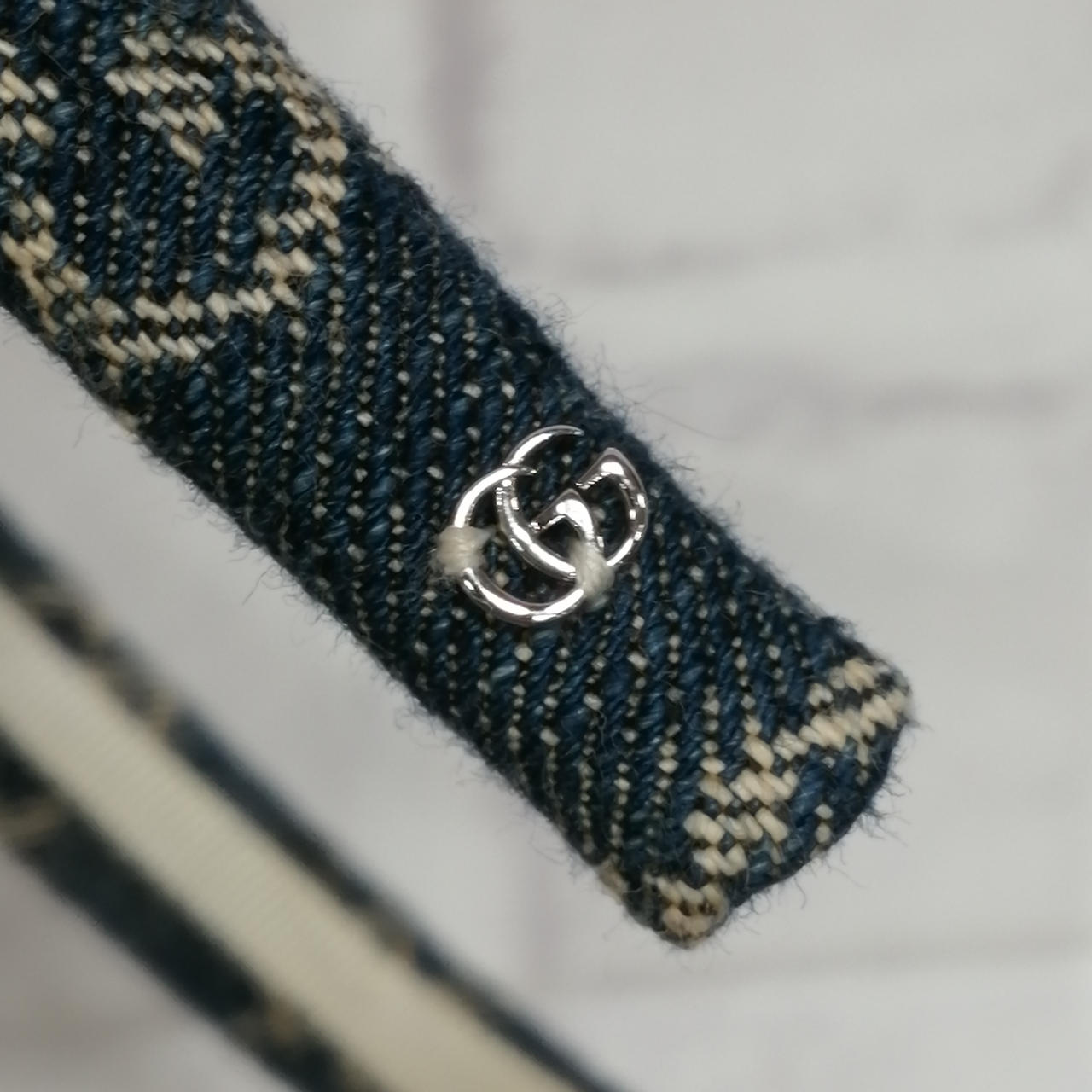 グッチ(GUCCI)|デニムロゴカチューシャ|HARDOFFオフモール（オフモ