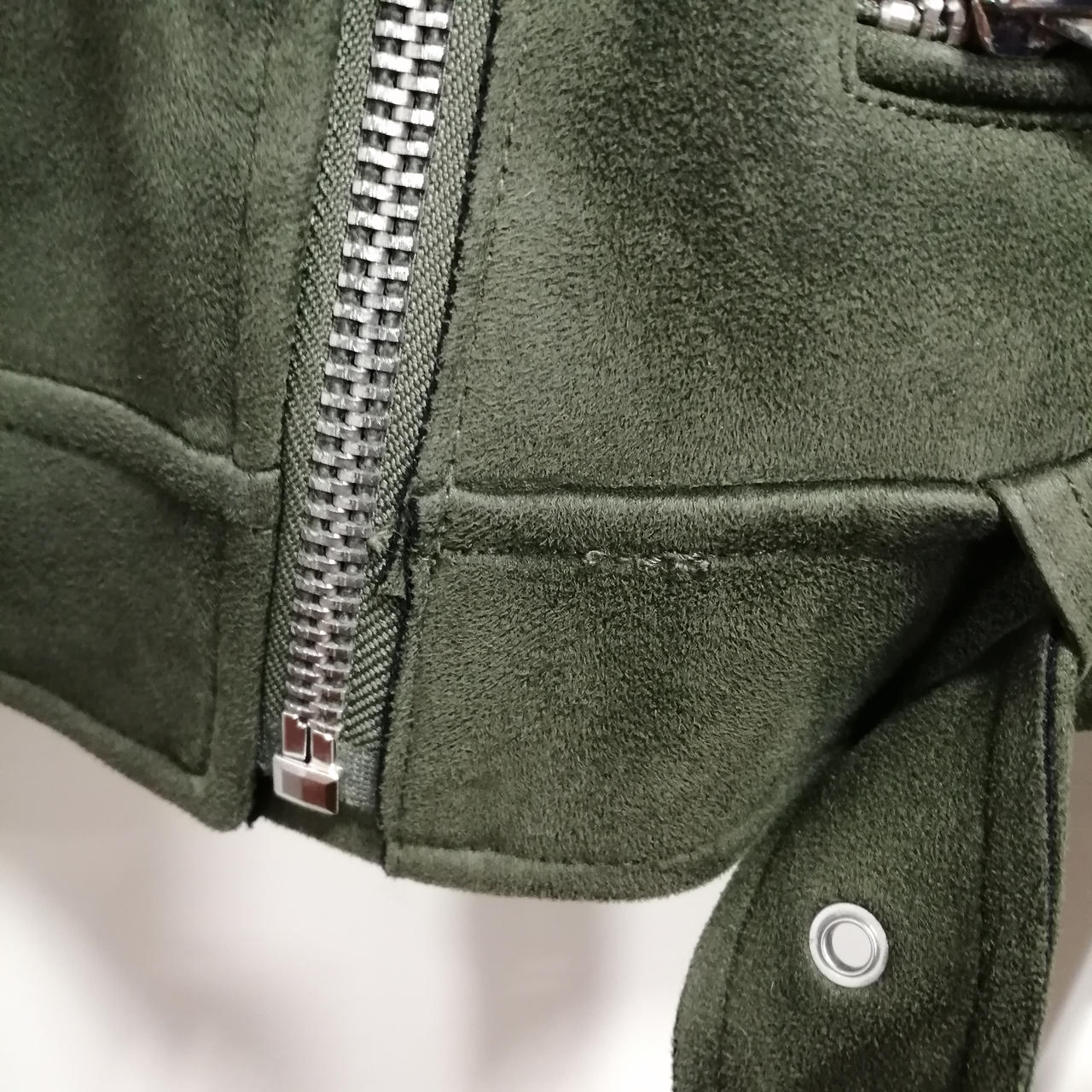 ZARA ライダースジャケット　カーキ ザラ(ZARA)|ダブルライダースジャケット|HARDOFFオフモール