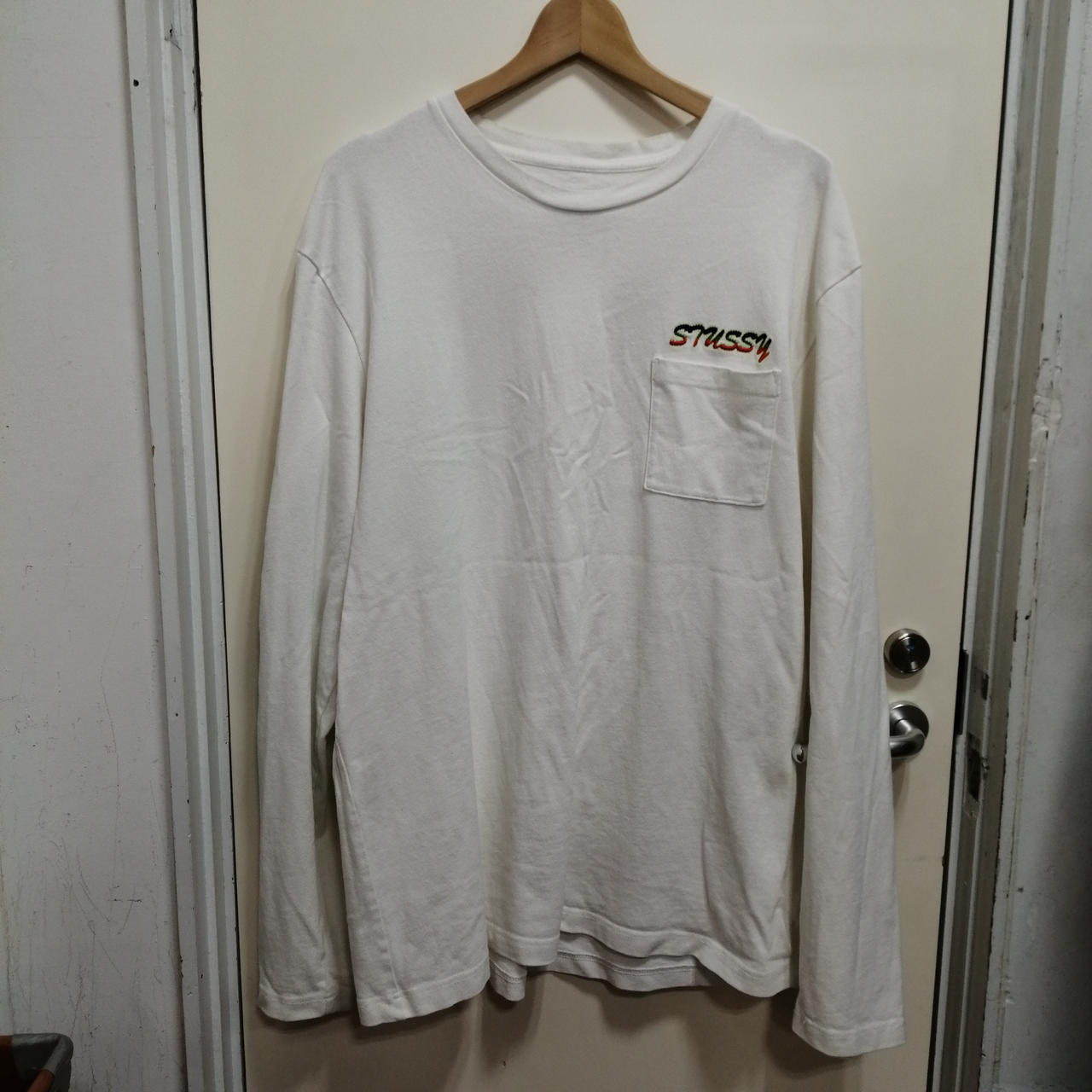 STUSSY - NIKE x stussy ロングスリーブトップ 白S 新品の通販