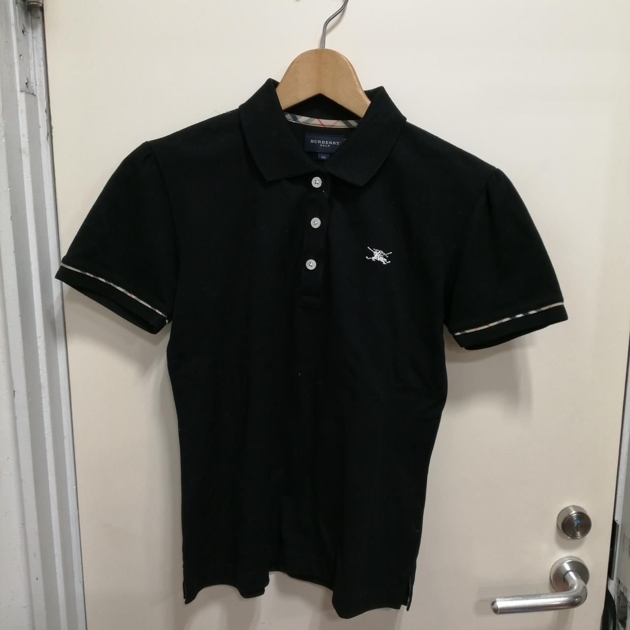 BURBERRY golf ダイヤモンド柄ポロシャツ M BURBERRY GOLF|ワンポイントポロシャツ|HARDOFFオフモール