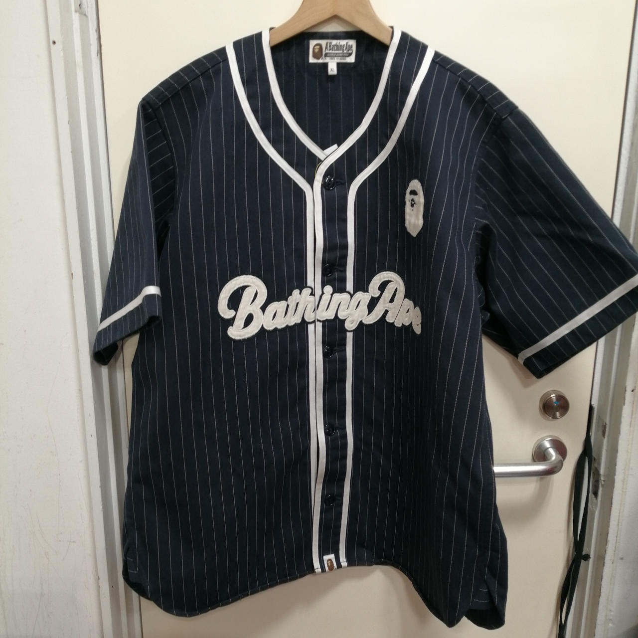 A BATHING APE ベースボールシャツ 93サイズ A BATHING APE（アベイシングエイプ）の「A BATHING APE