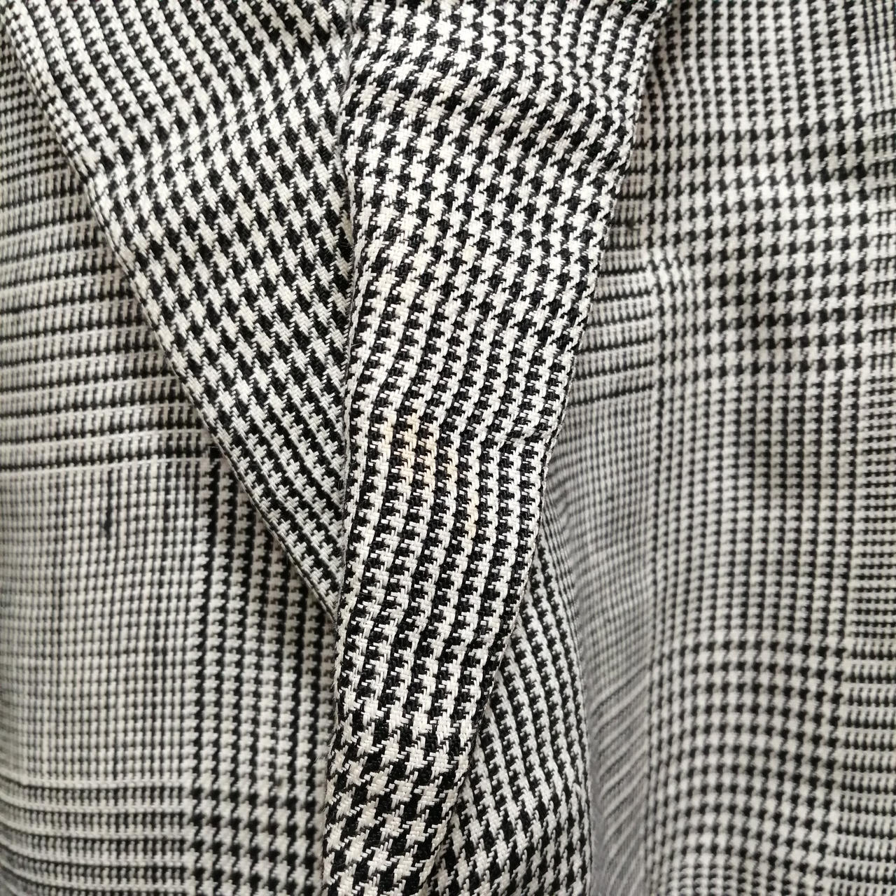 ジョルジオアルマーニダークグレー チェック柄 テーラードジャケット p6194-1.jpg