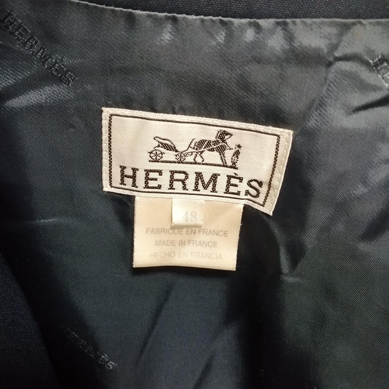極美品！エルメス　プルオーバージャケット HERMES】エルメス『パンダ 四川省 リバーシブル中綿ジャケット