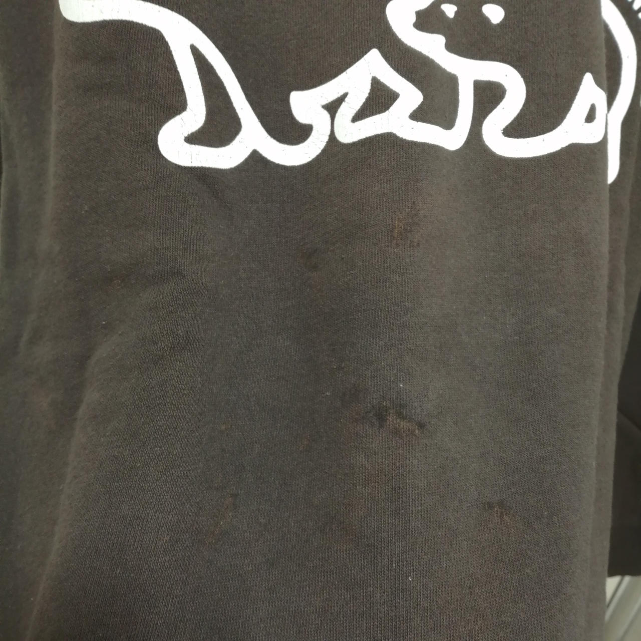 正面焼け、汚れあり