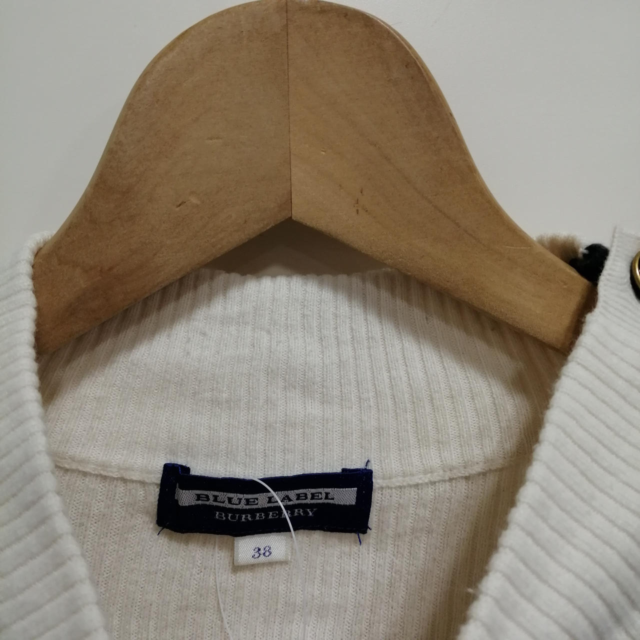 バーバリーブルーレーベル(BURBERRY BLUE LABEL)|7分袖ボーダーニット