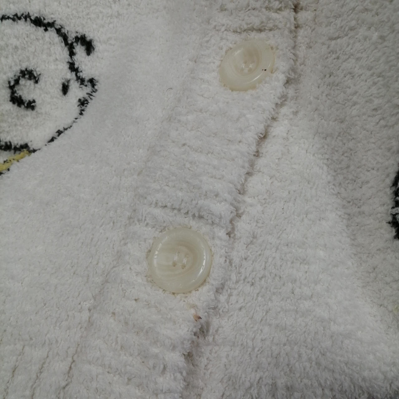 第二・第三ボタン付近汚れ