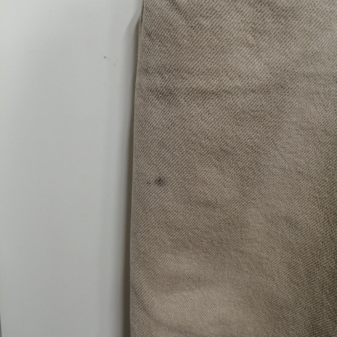 正面から見て左のシミがございます。