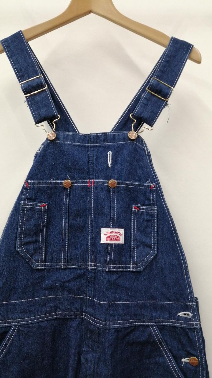 50s ROUND HOUSE オーバーオール ROUND HOUSE 古着 ビッグサイズ 50年代 ラウンドハウス Round