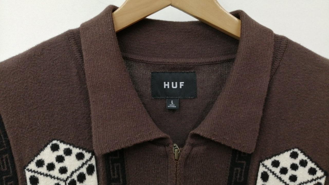 ✰︎新品未使用【HUF】FREDDIE GIBBS ZIP SWEATER huf-freddie-gibbs-zip-sweater-
