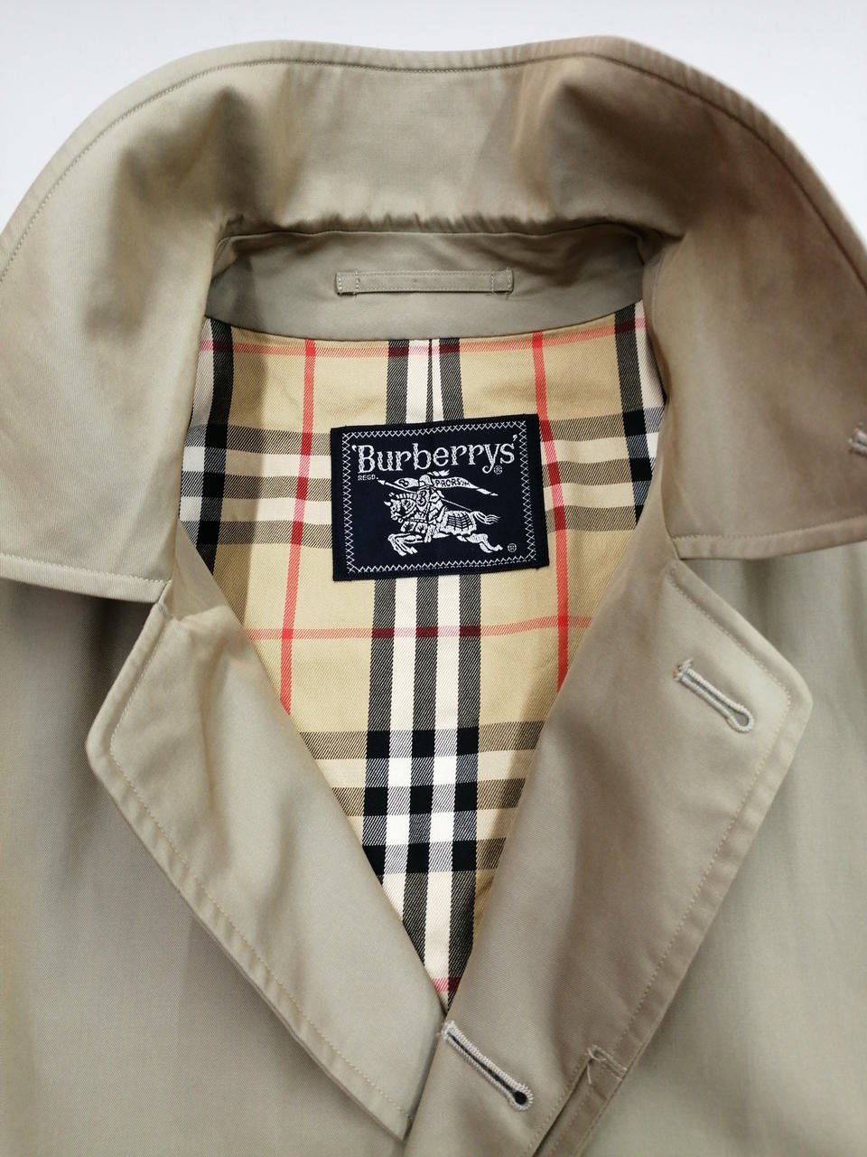 美品❣️BURBERRY バーバリー ステンカラーコート 9AR オフホワイト バーバリー(BURBERRYS)|ステンカラーコート|HARDOFFオフモール（オフモ