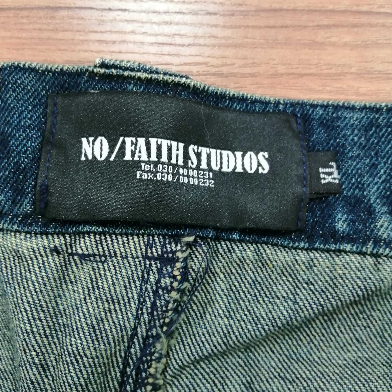 希少　no faith studios 似　カーブデニム 希少 no faith studios 似 カーブデニム