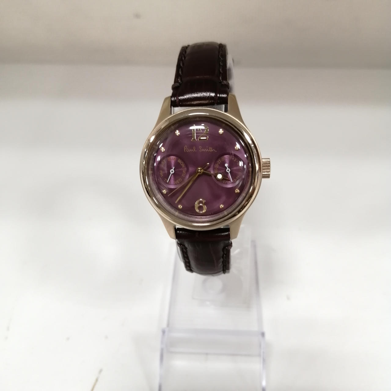Paul Smith 腕時計 紫 Paul Smith/ポールスミス クロノグラフ メタル 