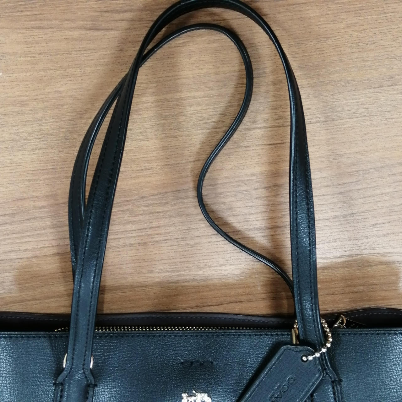 持ち手に癖がついています