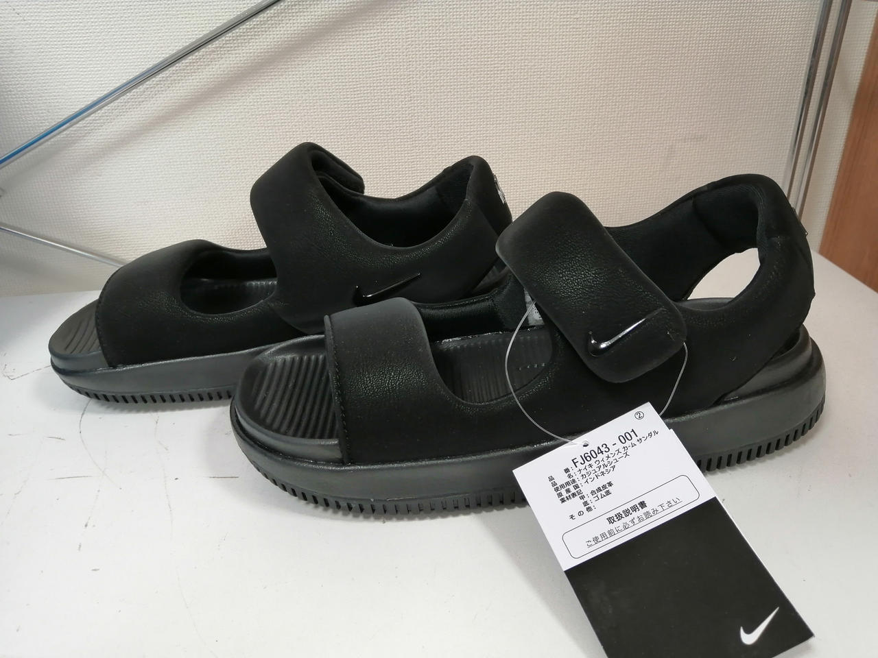NIKE W CALM SANDAL　FJ6043-001 Nike Women's Calm Sandals 'Triple Black' (FJ6043-001