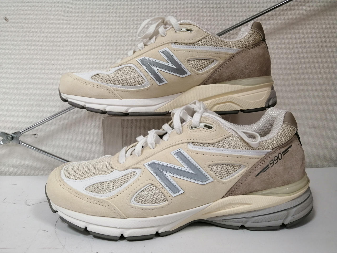☆New Balance ☆H Logo Patch Lace-Up Oversizedスニーカー 新品】new balanceニューバランス ハイカットスニーカー 27 5cm