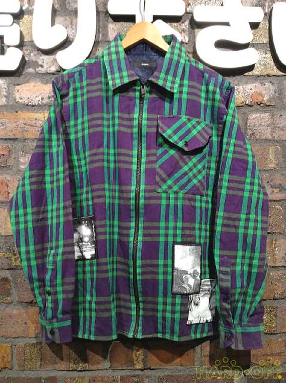 DIESEL ジップアップシャツ