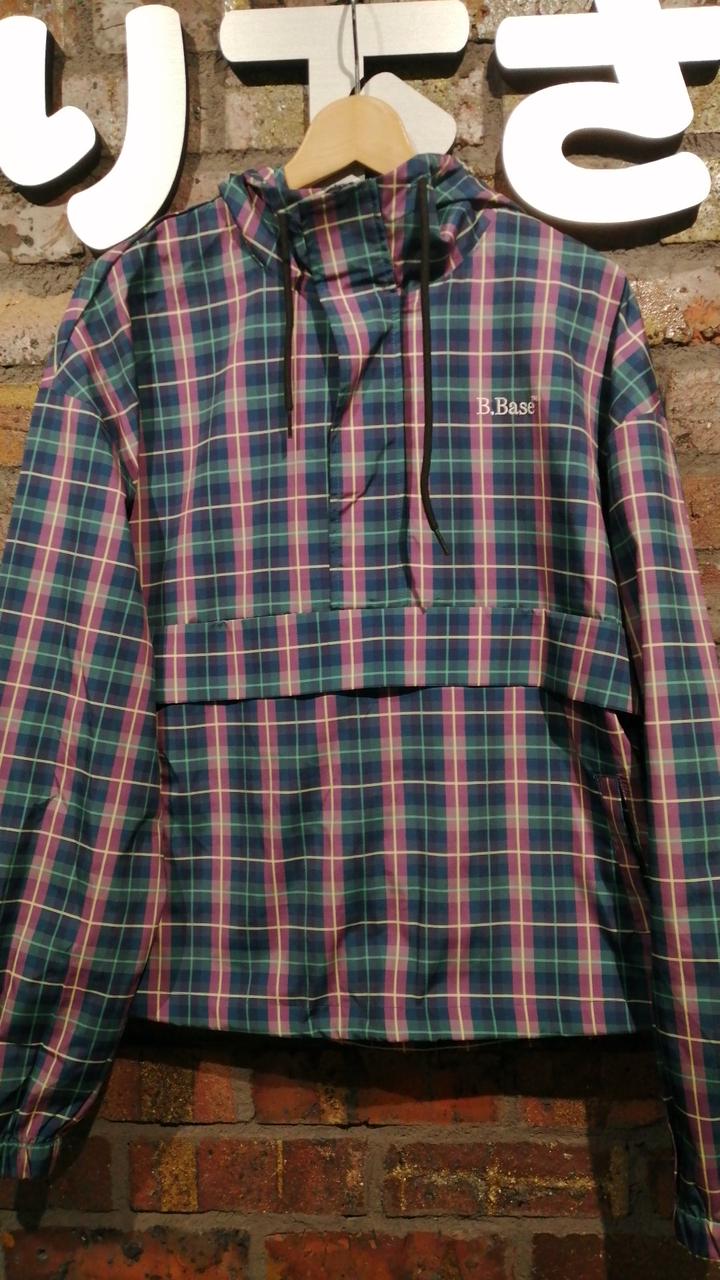 Broken Base チェック柄 ナイロンジャケット アノラック BROKEN BASE（ブロークンベース）の「ナイロンテックアノラック