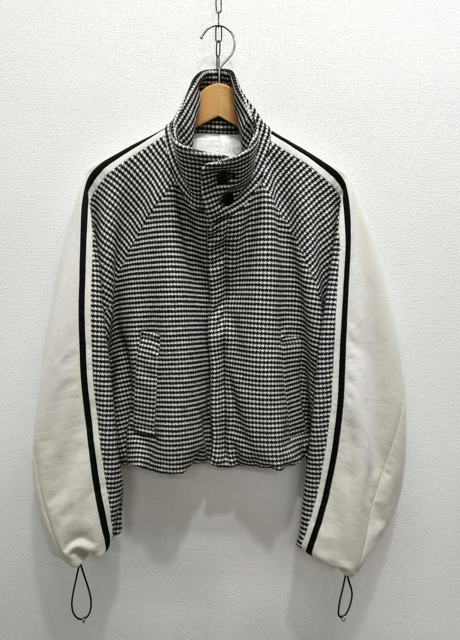 BAJRA 型番：1 IVO/BLK 千鳥格子 スタンドカラーショートジャケット 10,439円