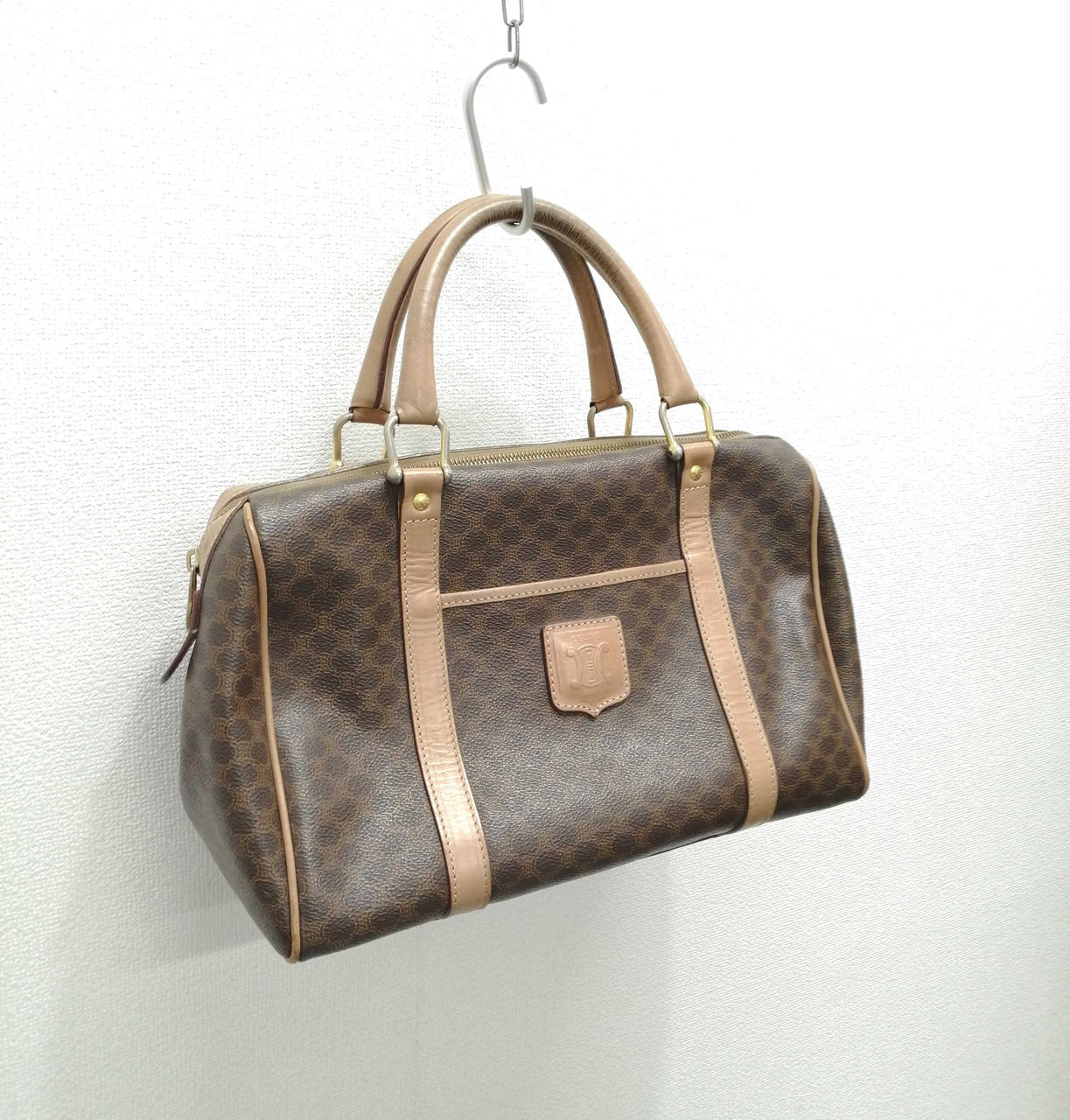 特価】 CELINE 最終 ボストンバッグ M13 マカダム セリーヌ