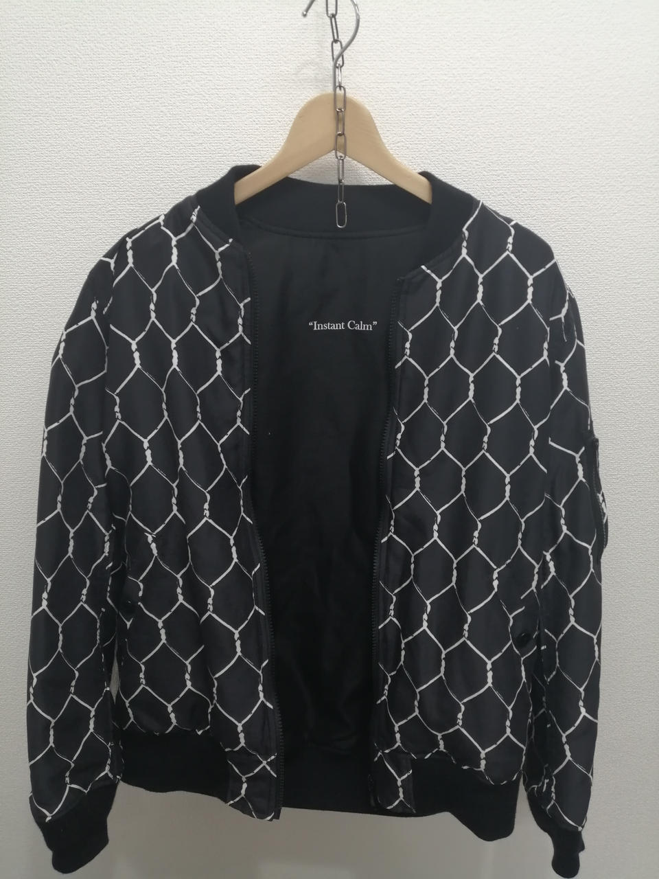 UNDERCOVER ワイヤーメッシュ柄リバーシブルジャケット　サイズ4 UNDERCOVER ワイヤーメッシュ柄リバーシブルジャケット サイズ4