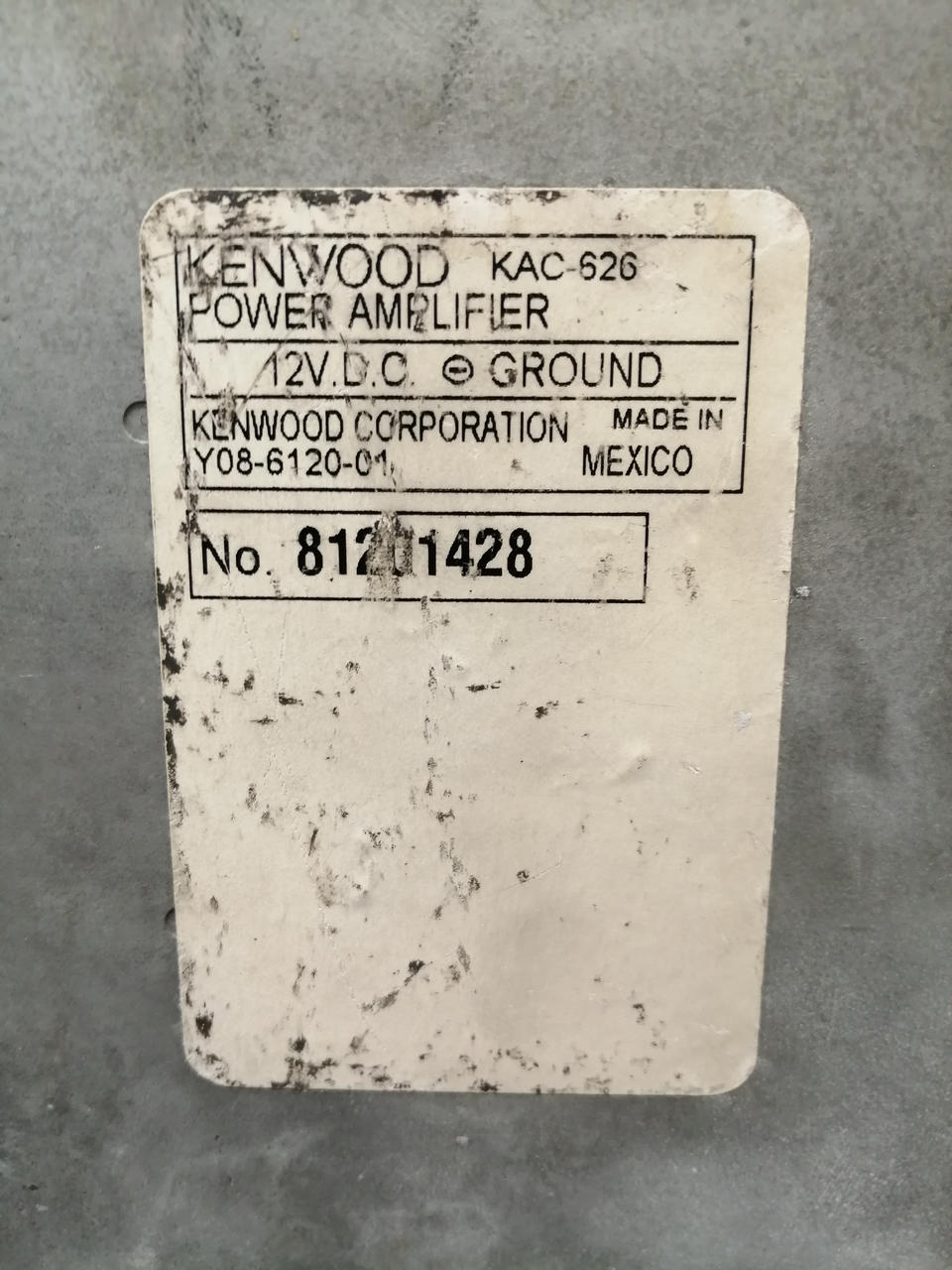 KENWOOD|パワーアンプ|【ハードオフ公式通販】オフモール|1050020000026092