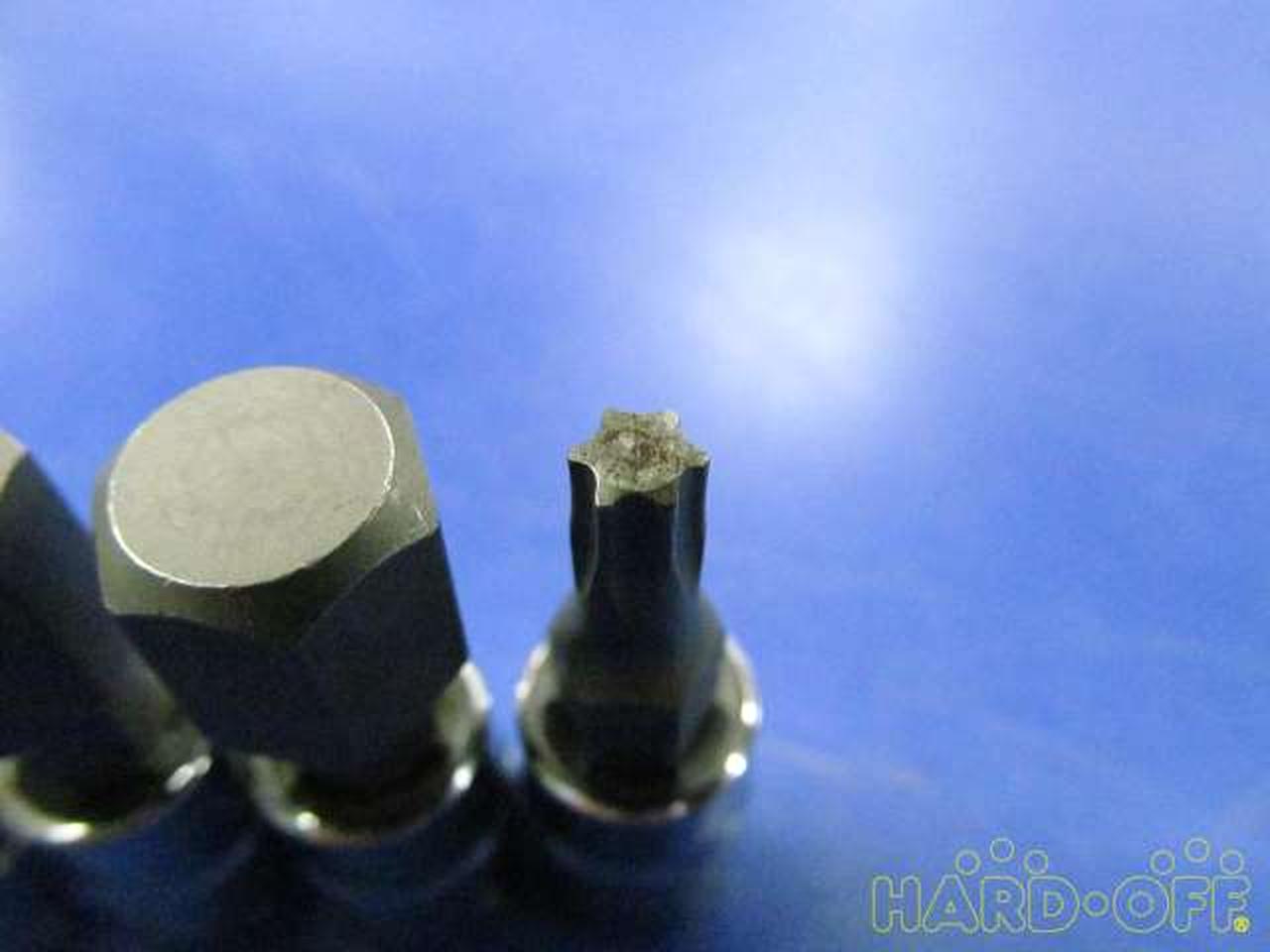 ビット先端にサビあり