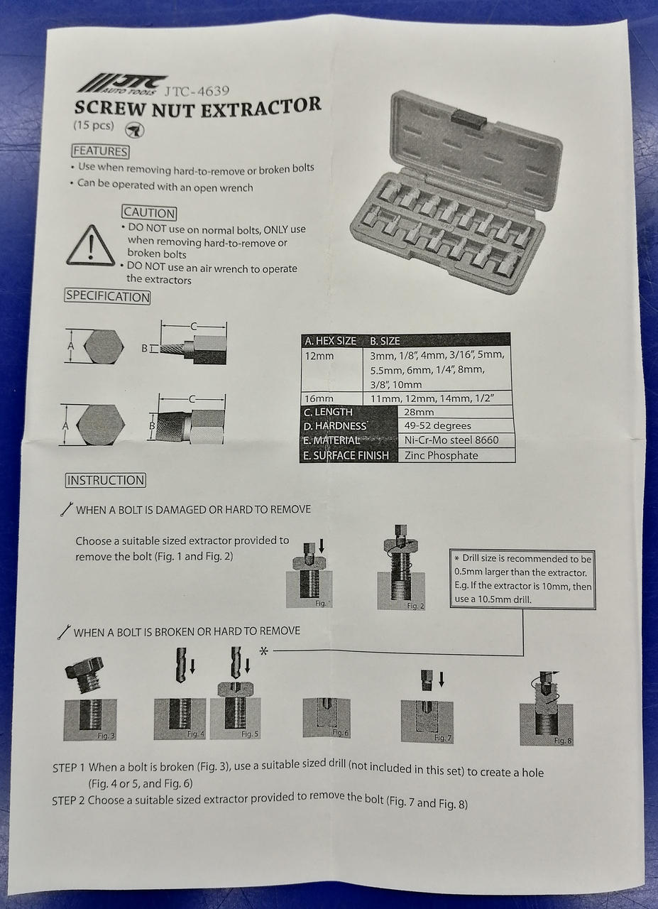 取扱説明書付属(※全文英語)