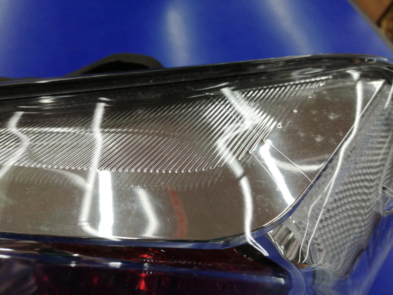 レンズ上面、キズヨゴレ