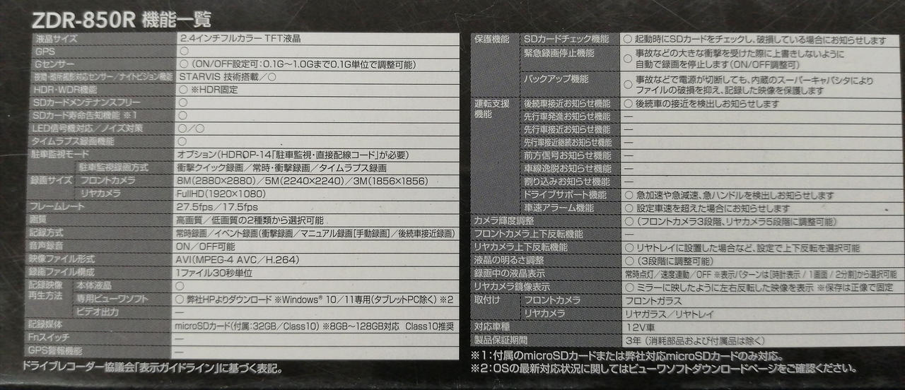 機能一覧
