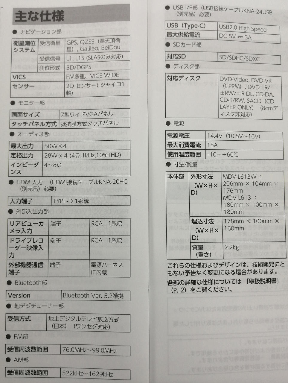 製品仕様