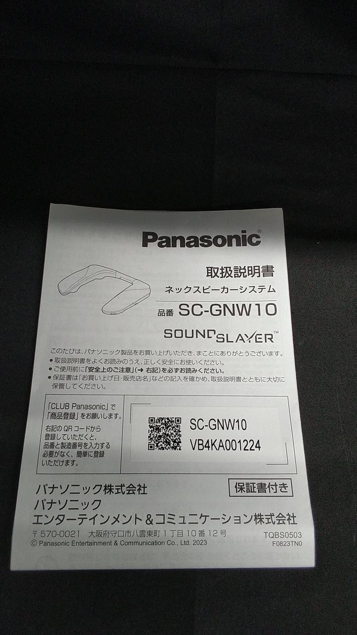 Panasonic|ネックスピーカー|HARDOFFオフモール（オフモ
