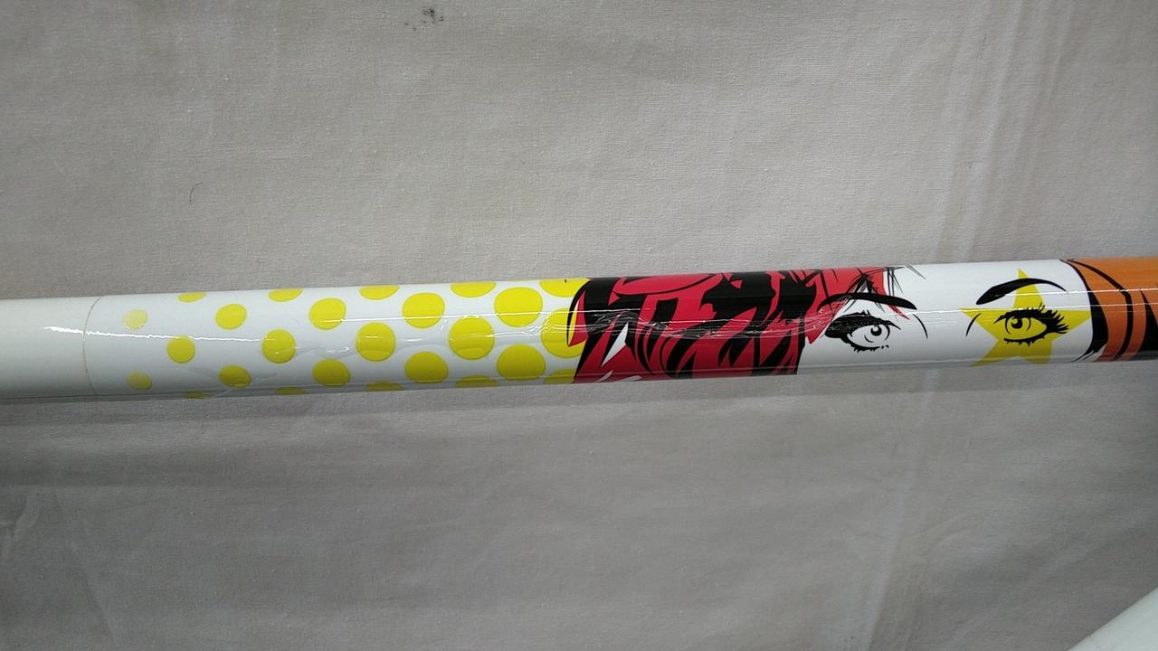 ステッカー浮きあり