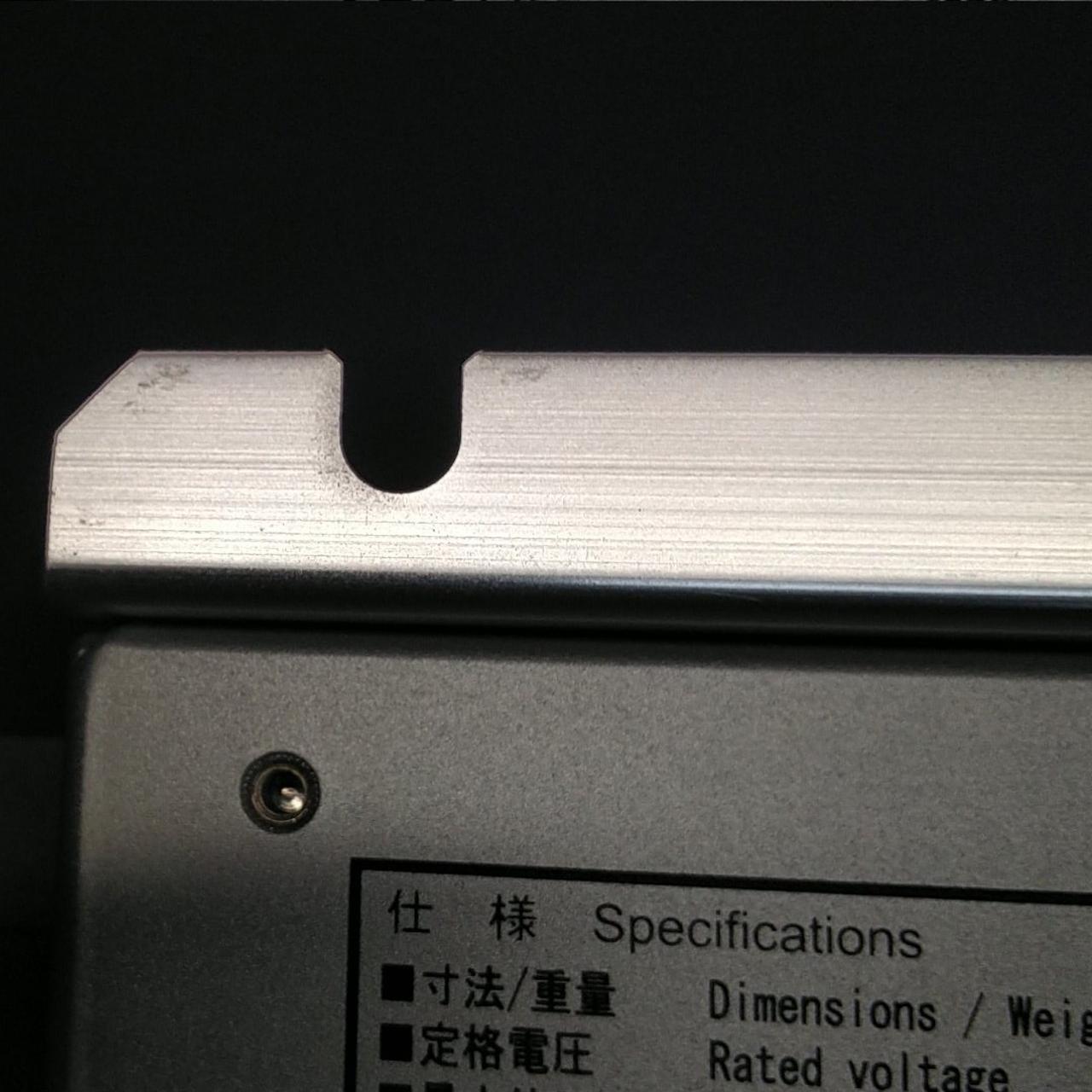 小キズがあります