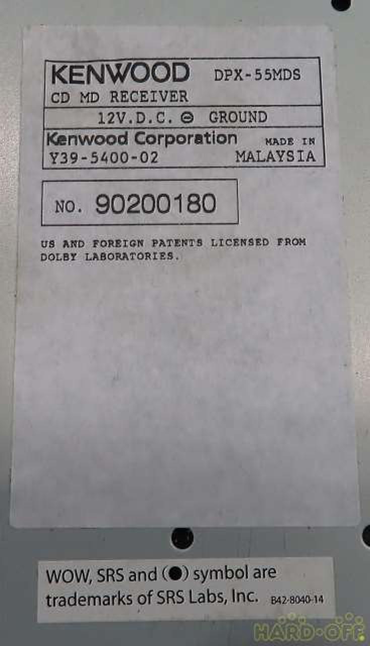 ケンウッド Kenwood カーステレオ Hardoffオフモール 1010370000022648