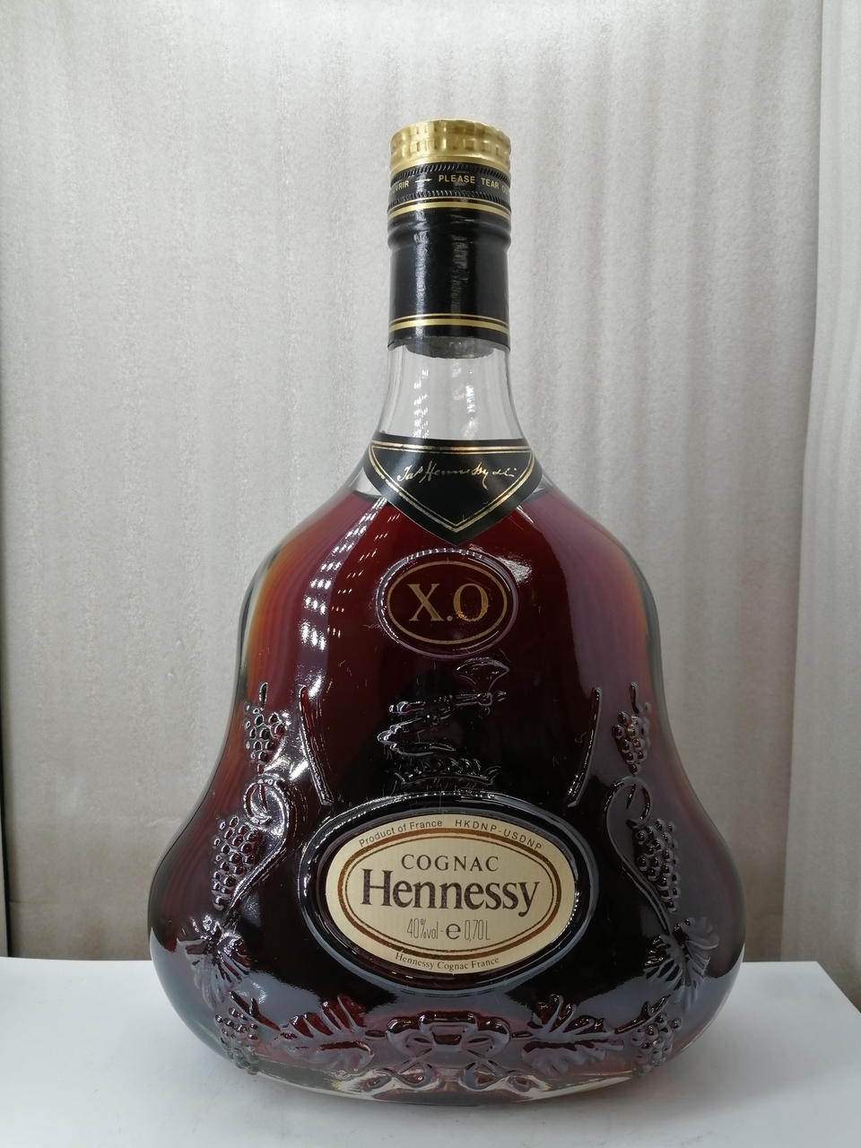 ヘネシー(Hennessy)|ヘネシーXO金キャップ クリアボトル|HARDOFF