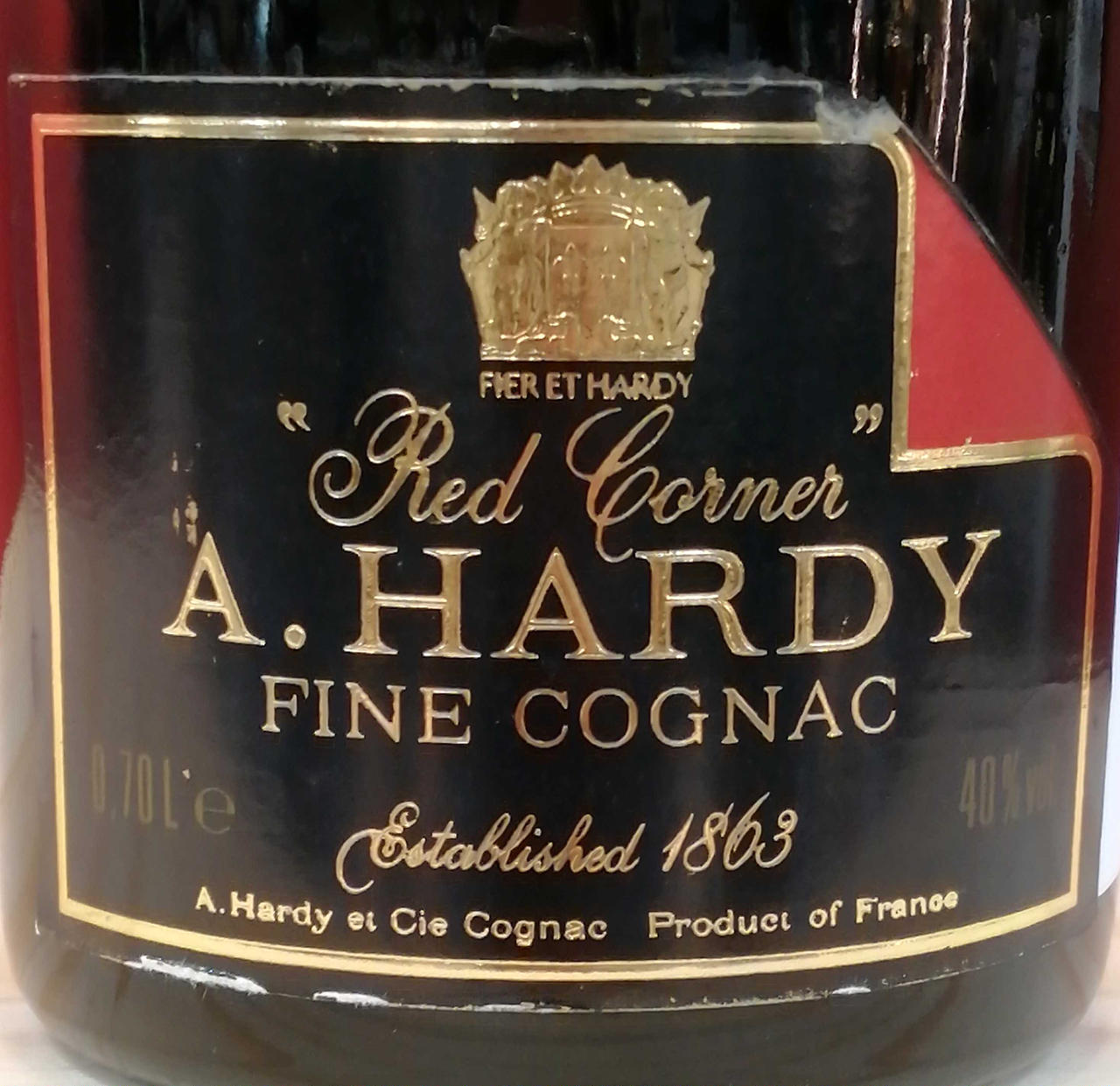 正面ラベル　少々かすれあり