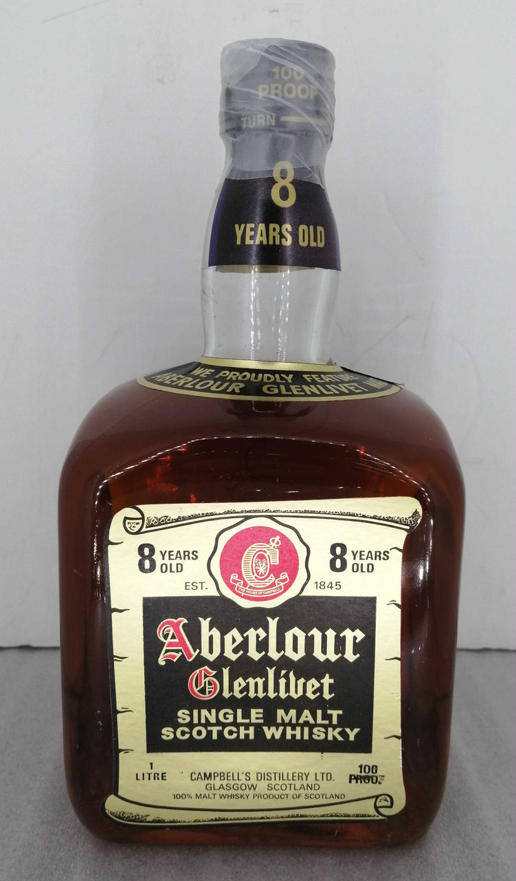 未開封品 ABERLOUR アベラワー 8年 VOHM ABERLOUR GLENLIVET|アベラワー8年【1000ml/50度】|HARDOFF