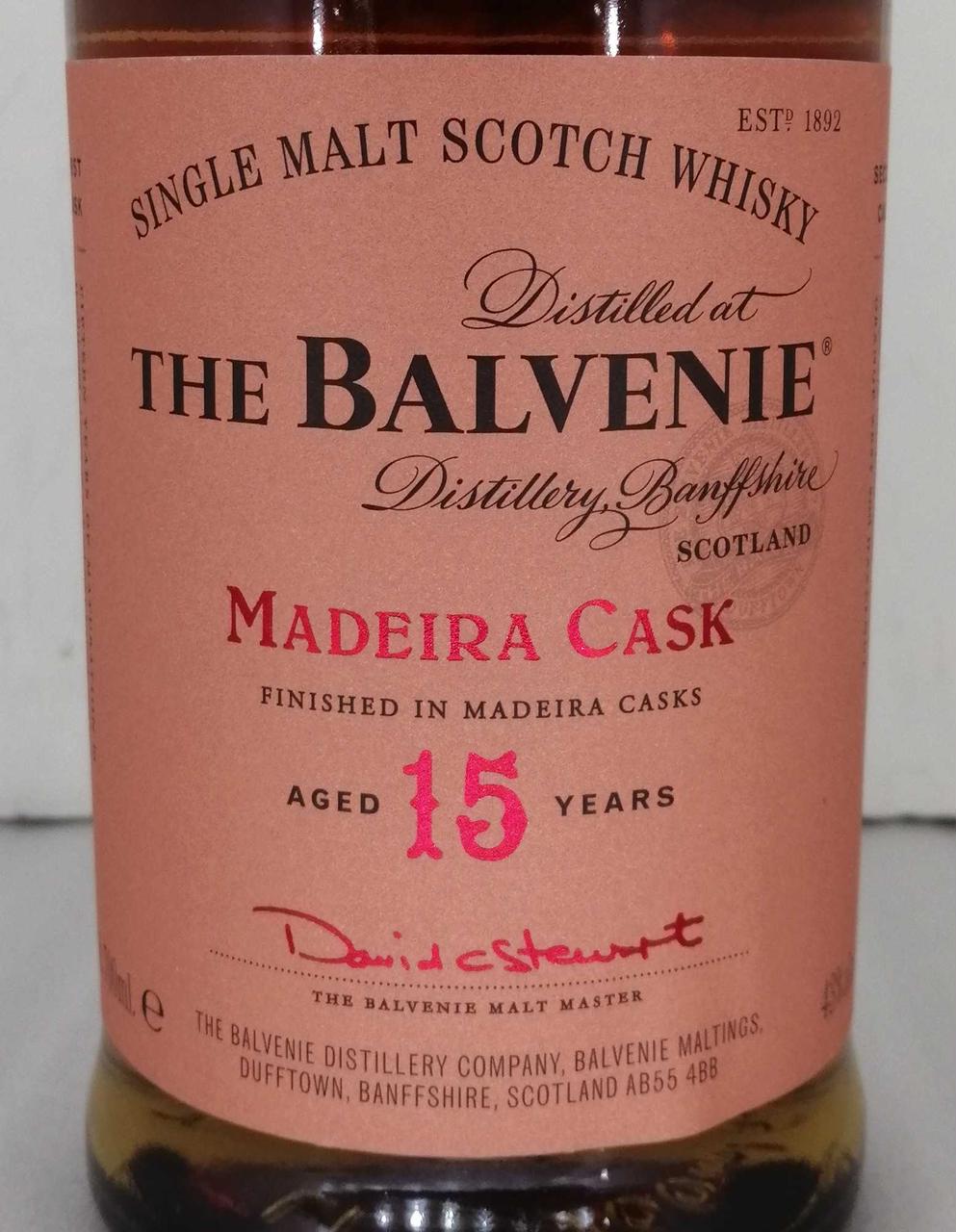 BALVENIE|バルヴェニー 15年 マデイラカスク|HARDOFFオフモール