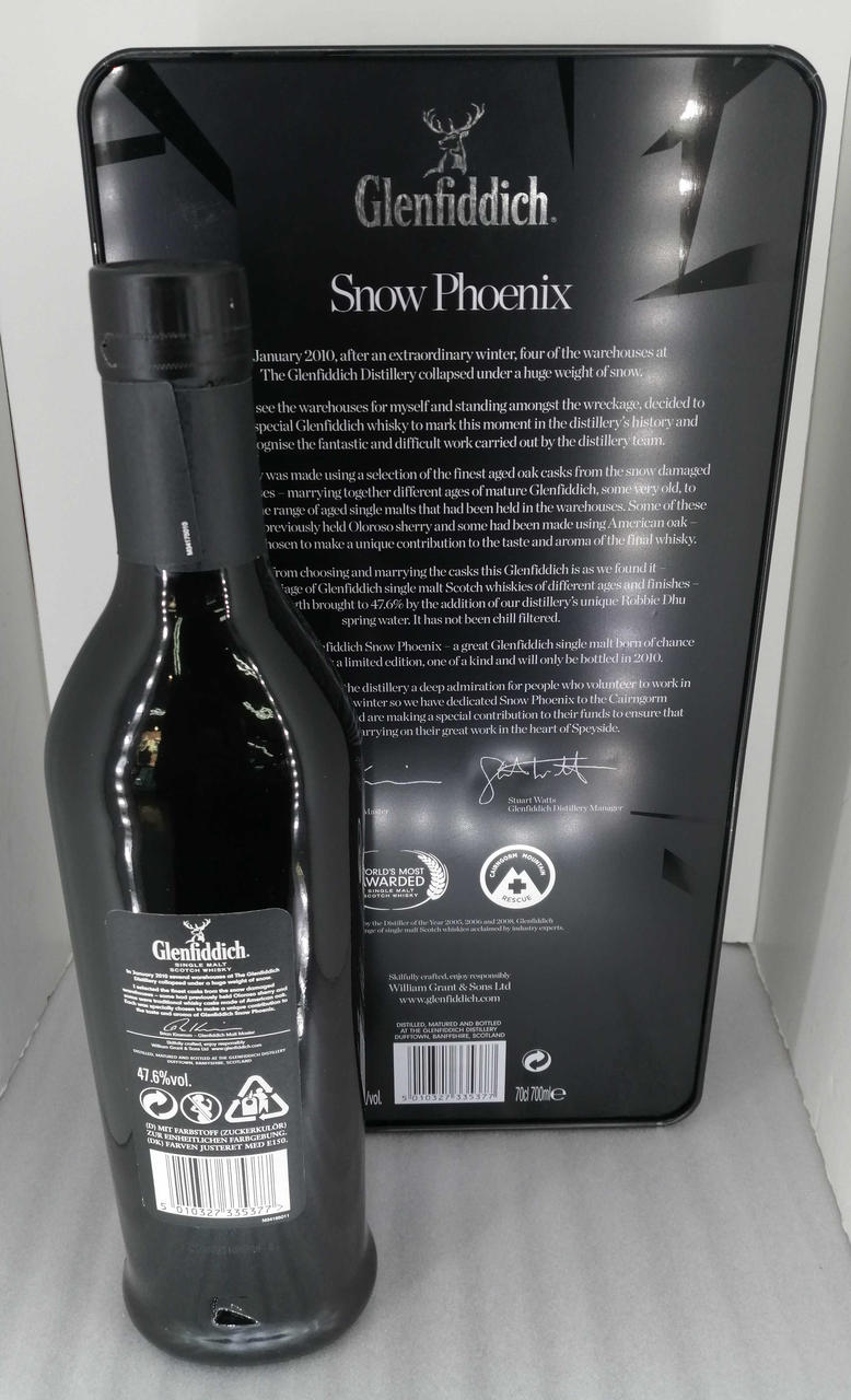 箱、ボトル背面