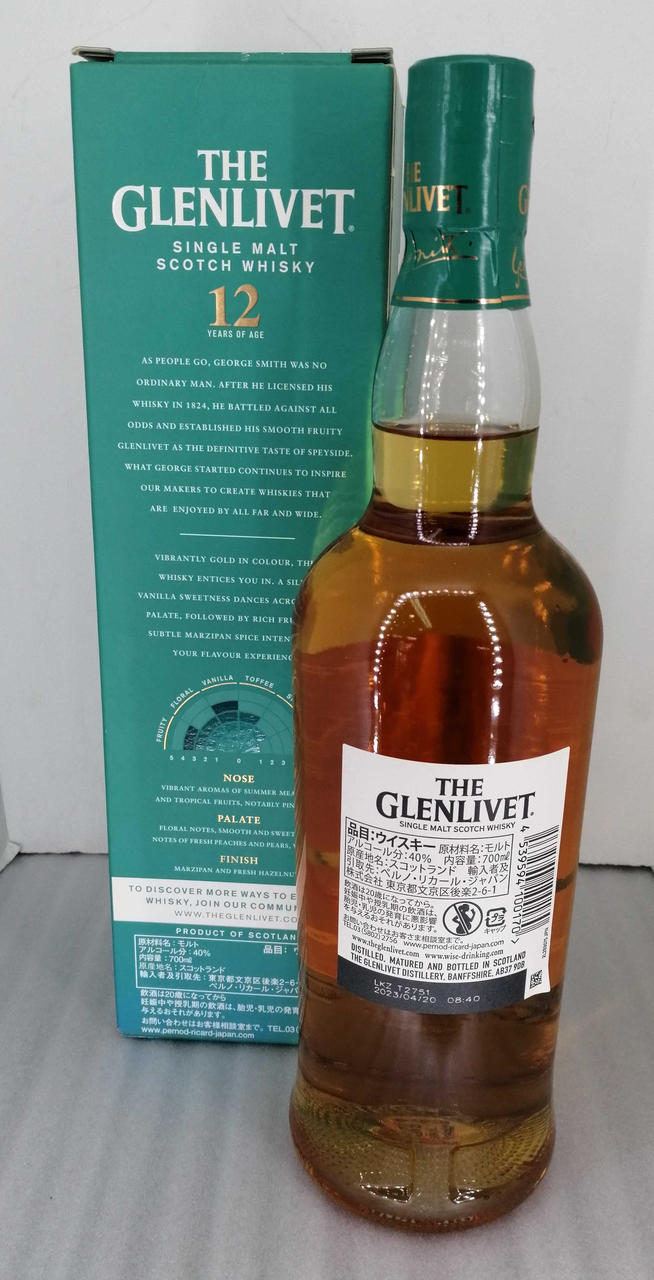 箱、ボトル背面