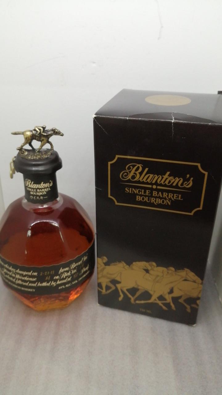 未開栓 難アリ Blanton's シングルバレルバーボン 93プルーフ 未開栓 Blanton's ブラントン シングルバレル バーボンウイスキー 93