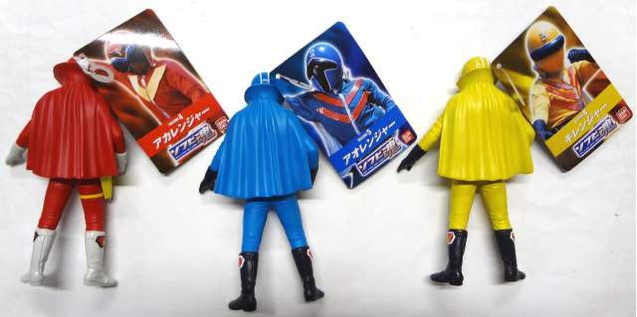 バンダイ(BANDAI)|【5体セット・タグ付き】ソフビ魂 秘密戦隊