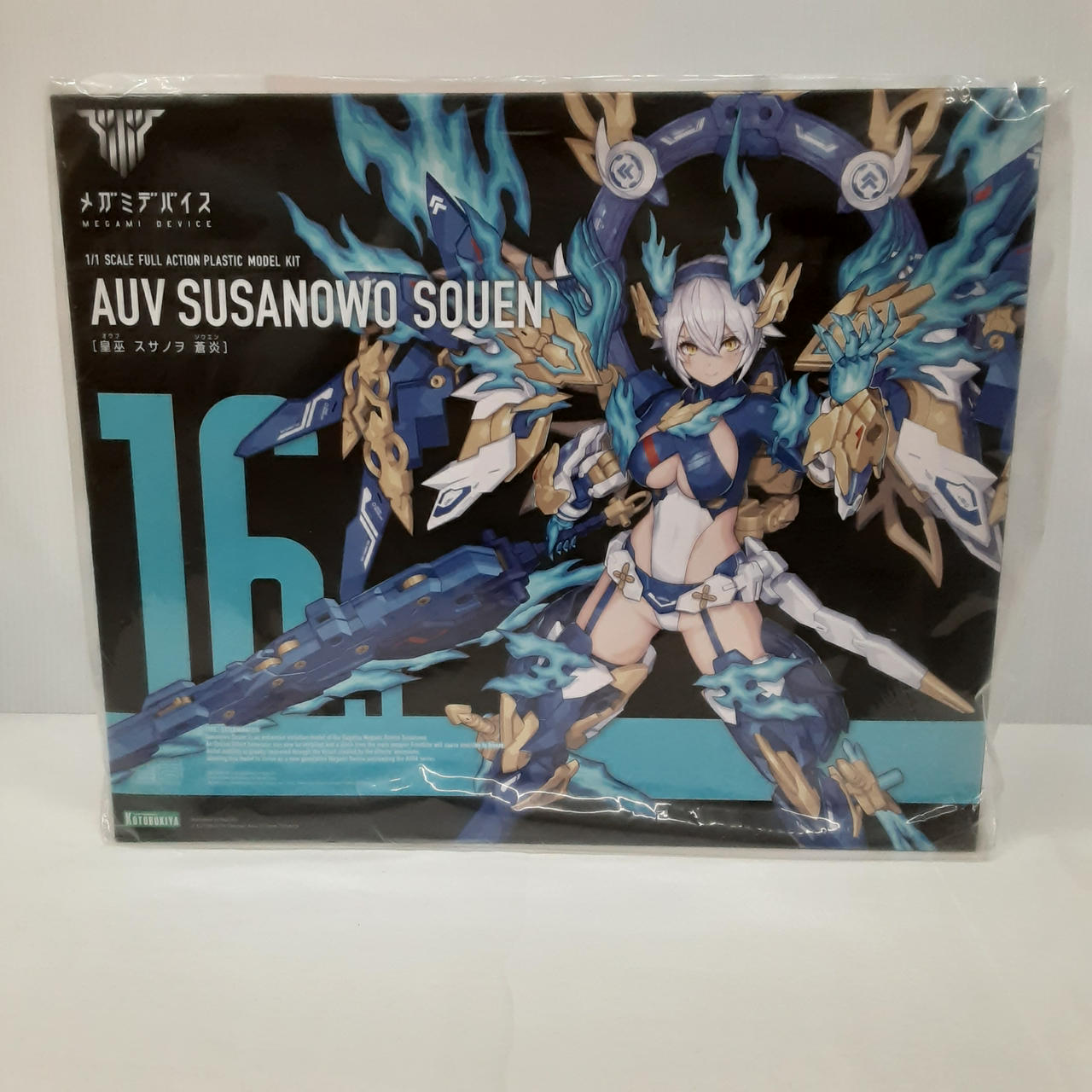 【未開封】1/1 皇巫 スサノヲ 蒼炎 [KP681] メガミデバイス Amazon | 壽屋(KOTOBUKIYA) メガミデバイス 皇巫 スサノヲ 蒼炎