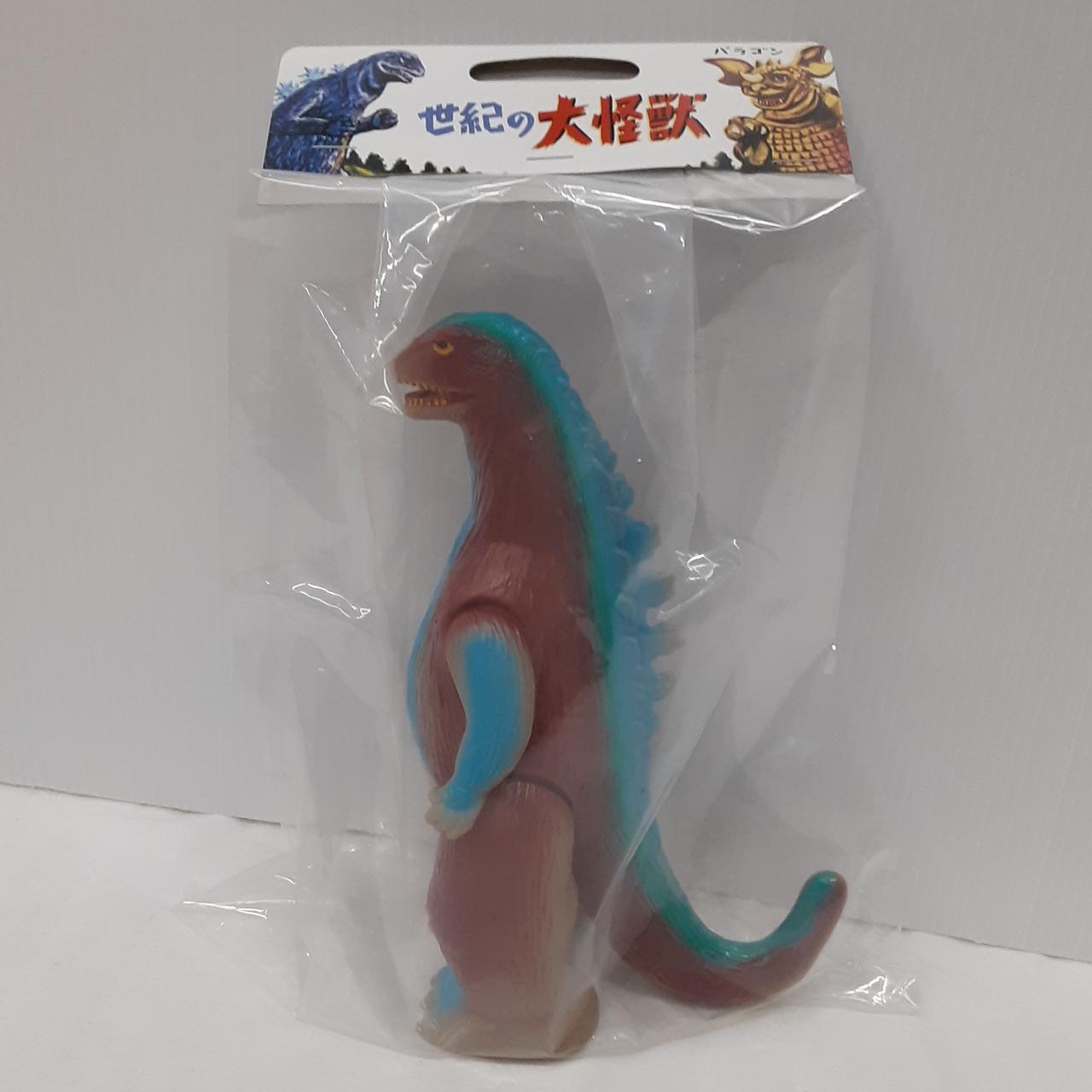 ゴジラ フィギュア ブルマァクマルサン当時物世紀の￼大怪獣￼シリーズ 銀幕の大怪獣ソフビ 1 ゴジラ（ブルマァク復刻） | 市川大賀公式